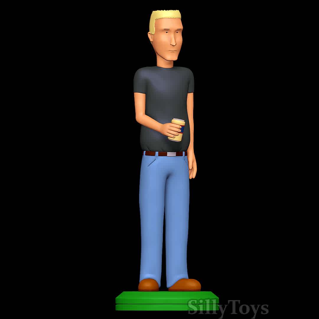 Jeff Boomhauer - King of the Hill -  I tell ya what, man, that dang ol' internet…” - The best files for 3D printing in the world. Stl models divided into parts to facilitate 3D printing. All kinds of characters, decoration, cosplay, prosthetics, pieces. Quality in 3D printing. Affordable 3D models. Low cost. Collective purchases of 3D files.