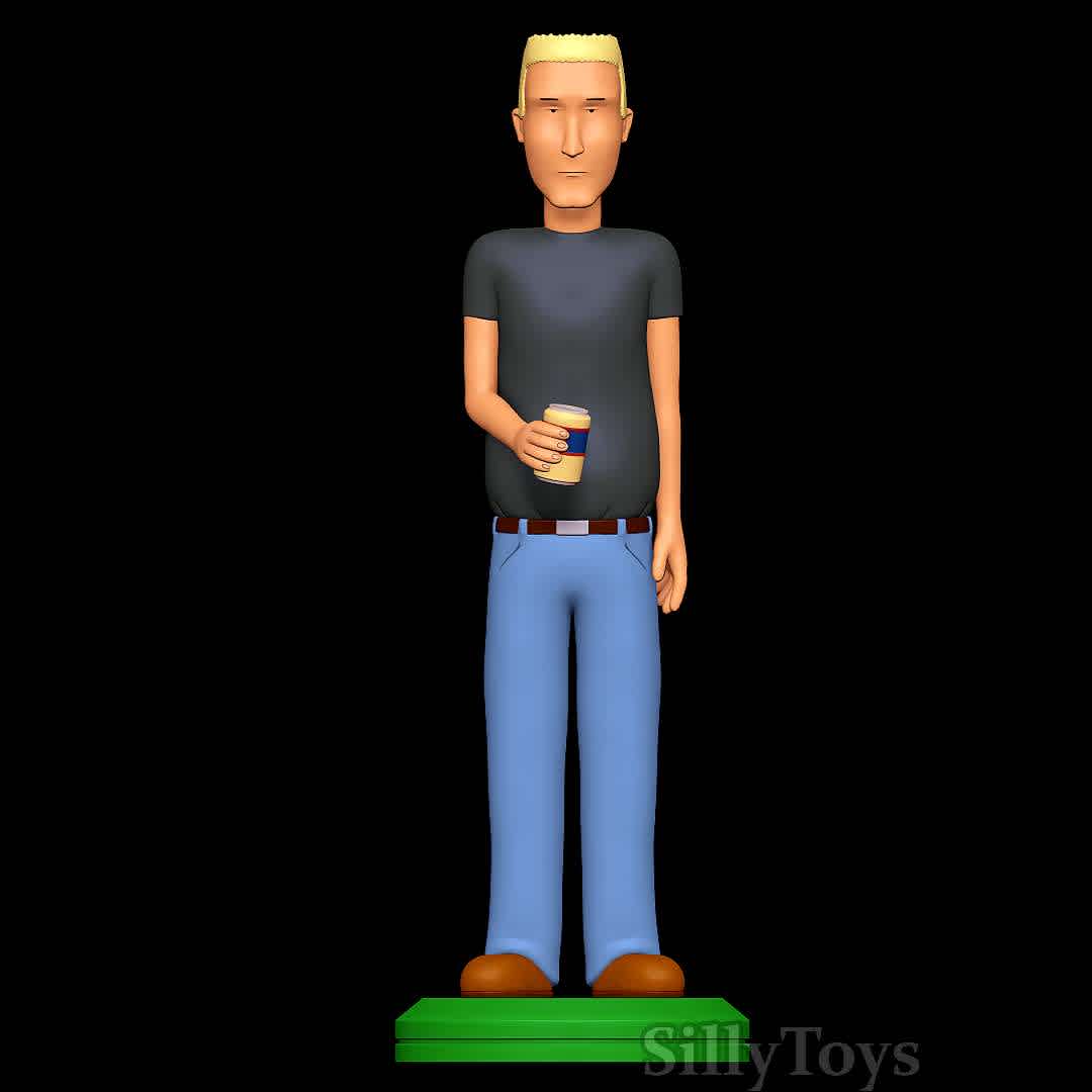 Jeff Boomhauer - King of the Hill -  I tell ya what, man, that dang ol' internet…” - The best files for 3D printing in the world. Stl models divided into parts to facilitate 3D printing. All kinds of characters, decoration, cosplay, prosthetics, pieces. Quality in 3D printing. Affordable 3D models. Low cost. Collective purchases of 3D files.