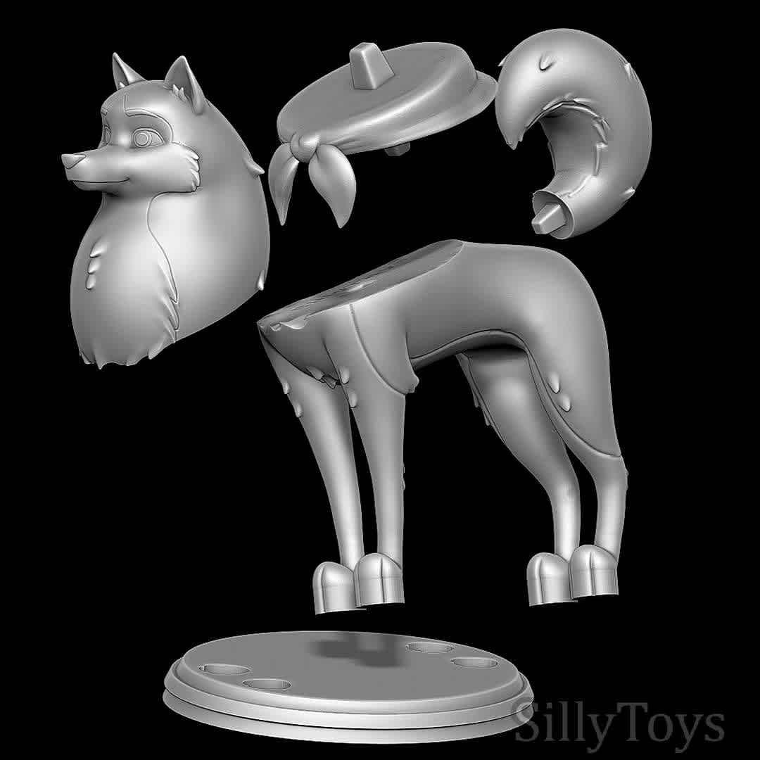 Jenna - Balto - Good old Jenna. - Los mejores archivos para impresión 3D del mundo. Modelos Stl divididos en partes para facilitar la impresión 3D. Todo tipo de personajes, decoración, cosplay, prótesis, piezas. Calidad en impresión 3D. Modelos 3D asequibles. Bajo costo. Compras colectivas de archivos 3D.