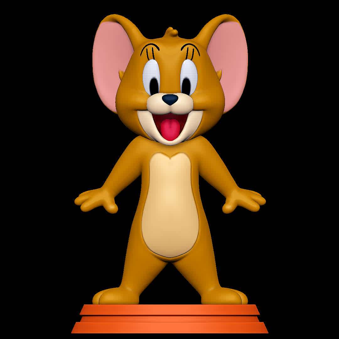 Jerry - Tom and Jerry - Classic Character
 - The best files for 3D printing in the world. Stl models divided into parts to facilitate 3D printing. All kinds of characters, decoration, cosplay, prosthetics, pieces. Quality in 3D printing. Affordable 3D models. Low cost. Collective purchases of 3D files.
