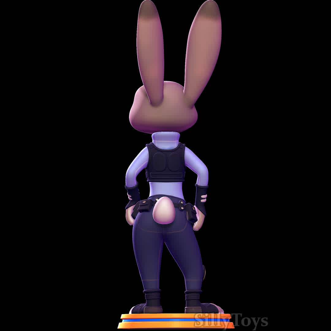 judy hopps - zootopia - judy hopps with cop outfit
 - The best files for 3D printing in the world. Stl models divided into parts to facilitate 3D printing. All kinds of characters, decoration, cosplay, prosthetics, pieces. Quality in 3D printing. Affordable 3D models. Low cost. Collective purchases of 3D files.