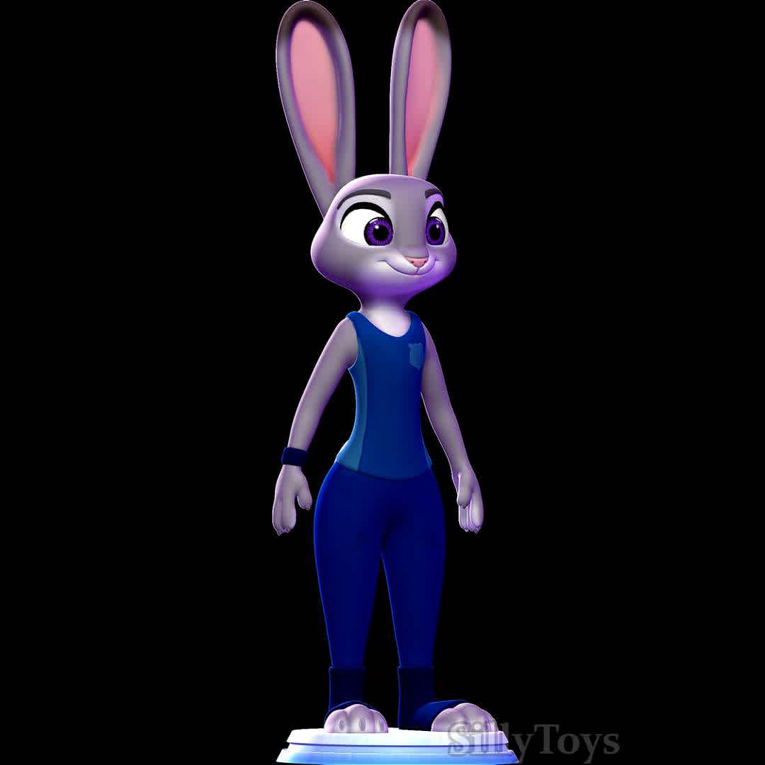 Judy hopps zpd training outfit  - judy hopps with the zpd training outfit
 - The best files for 3D printing in the world. Stl models divided into parts to facilitate 3D printing. All kinds of characters, decoration, cosplay, prosthetics, pieces. Quality in 3D printing. Affordable 3D models. Low cost. Collective purchases of 3D files.