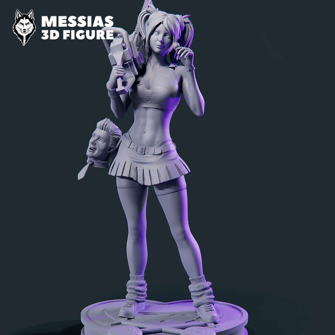 Juliet Figure 3D Print Model - Step into the spotlight with our digital 3D print files featuring the sensational Juliet Starling. Immerse yourself in the vibrant world of this iconic character from Lollipop Chainsaw with meticulously designed files that bring Juliet to life through the marvel of 3D printing.

Embark on a creative odyssey as you customize size, color, and materials to match your unique style. Whether you're a gaming enthusiast, a collector, or just captivated by Juliet's charm, this digital creation captures her dynamic spirit and fearless attitude.

Be among the exclusive few to own this extraordinary 3D-printed masterpiece, seamlessly blending technology with the edgy esthetics of Juliet Starling. Order now and add this fierce and fashionable figure to your collection, creating a standout centerpiece that celebrates the boldness and allure of gaming culture. - Os melhores arquivos para impressão 3D do mundo. Modelos stl divididos em partes para facilitar a impressão 3D. Todos os tipos de personagens, decoração, cosplay, próteses, peças. Qualidade na impressão 3D. Modelos 3D com preço acessível. Baixo custo. Compras coletivas de arquivos 3D.