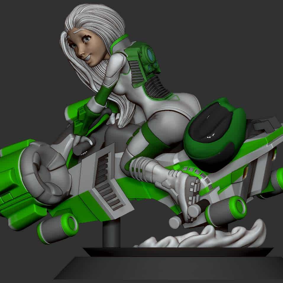 Speeder Biker - Greetings! I'm submitting the template as per the modification requests. - The best files for 3D printing in the world. Stl models divided into parts to facilitate 3D printing. All kinds of characters, decoration, cosplay, prosthetics, pieces. Quality in 3D printing. Affordable 3D models. Low cost. Collective purchases of 3D files.