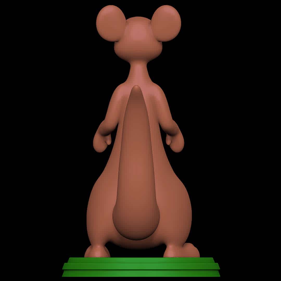 kanga - winnie the pooh - kanga from winnie the pooh
 - The best files for 3D printing in the world. Stl models divided into parts to facilitate 3D printing. All kinds of characters, decoration, cosplay, prosthetics, pieces. Quality in 3D printing. Affordable 3D models. Low cost. Collective purchases of 3D files.