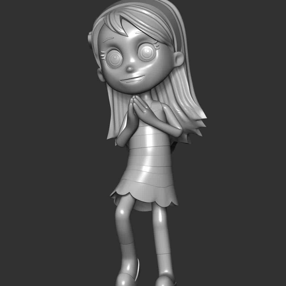 Katie - Paw Patrol - **Katie is a young girl who works at the Adventure Bay pet parlor. She is loving and caring and also has a pet cat named Cali**

**The model ready for 3D printing.**

These information of model:

**- The height of current model is 20 cm and you can free to scale it.**

**- Format files: STL, OBJ to supporting 3D printing.**

**- Can be assembled without glue (glue is optional)**

**- Split down to 3 parts**

**- ZTL format for Zbrush for you to customize as you like.**

Please don't hesitate to contact me if you have any issues question.

If you see this model useful, please vote positively for it. - The best files for 3D printing in the world. Stl models divided into parts to facilitate 3D printing. All kinds of characters, decoration, cosplay, prosthetics, pieces. Quality in 3D printing. Affordable 3D models. Low cost. Collective purchases of 3D files.