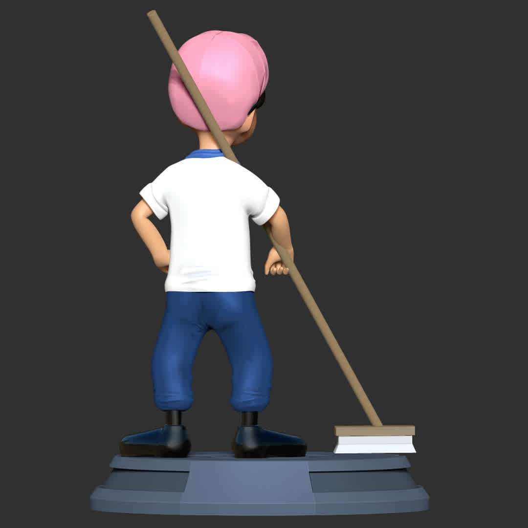 Kid Koby - One Piece Fanart  - In his first appearance, Koby was a small, timid, chubby boy with pink hair and round-frame glasses

Basic parameters:

- STL, OBJ format for 3D printing with 04 discrete objects
- ZTL format for Zbrush (version 2019.1.2 or later)
- Model height: 20cm
- Version 1.0 - Polygons: 1090412 & Vertices: 722766
Model ready for 3D printing.

Hope you like him. Thanks for viewing! - Os melhores arquivos para impressão 3D do mundo. Modelos stl divididos em partes para facilitar a impressão 3D. Todos os tipos de personagens, decoração, cosplay, próteses, peças. Qualidade na impressão 3D. Modelos 3D com preço acessível. Baixo custo. Compras coletivas de arquivos 3D.