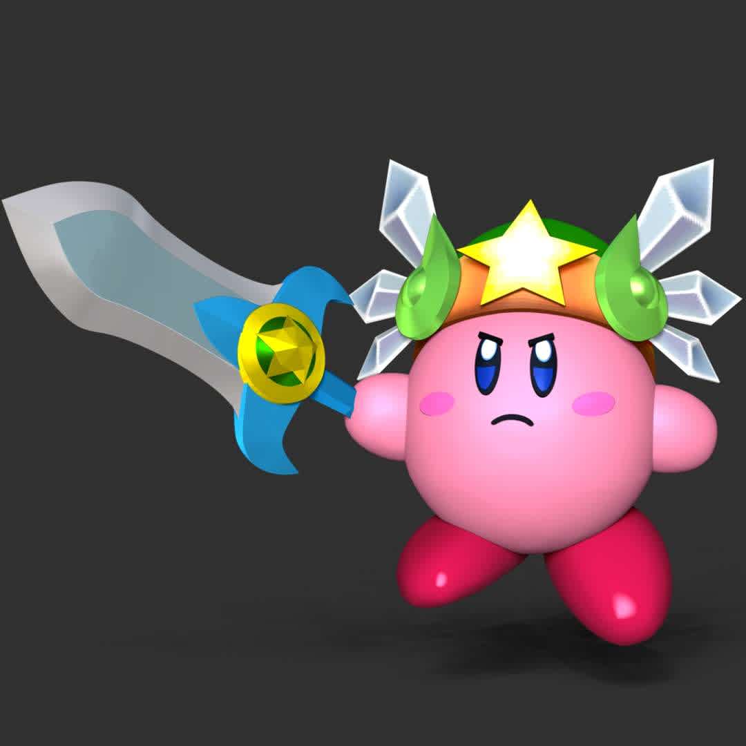 Kirby - Kirby is the main protagonist of the Kirby series of video games owned by Nintendo and HAL Laboratory. He first appeared in Kirby's Dream Land (1992), a platform game for the Game Boy. Since then, Kirby has starred in over 40 games, ranging from action platformers to puzzle, racing, and even pinball, and has been featured as a playable character in every installment of the Super Smash Bros. series.

These information of this model:

 - Files format: STL, OBJ (included 03 separated files is ready for 3D printing). 
 - Zbrush original file (ZTL) for you to customize as you like.
 - The height is 18 cm
 - The version 1.0. 

The model ready for 3D printing.
Hope you like him.
Don't hesitate to contact me if there are any problems during printing the model. - Os melhores arquivos para impressão 3D do mundo. Modelos stl divididos em partes para facilitar a impressão 3D. Todos os tipos de personagens, decoração, cosplay, próteses, peças. Qualidade na impressão 3D. Modelos 3D com preço acessível. Baixo custo. Compras coletivas de arquivos 3D.