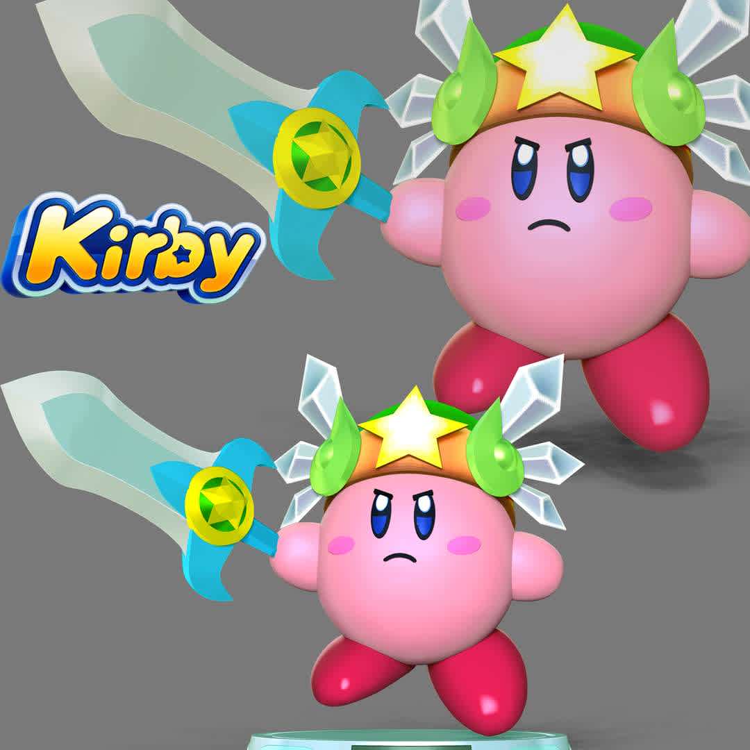 Kirby - Kirby is the main protagonist of the Kirby series of video games owned by Nintendo and HAL Laboratory. He first appeared in Kirby's Dream Land (1992), a platform game for the Game Boy. Since then, Kirby has starred in over 40 games, ranging from action platformers to puzzle, racing, and even pinball, and has been featured as a playable character in every installment of the Super Smash Bros. series.

These information of this model:

 - Files format: STL, OBJ (included 03 separated files is ready for 3D printing). 
 - Zbrush original file (ZTL) for you to customize as you like.
 - The height is 18 cm
 - The version 1.0. 

The model ready for 3D printing.
Hope you like him.
Don't hesitate to contact me if there are any problems during printing the model. - Os melhores arquivos para impressão 3D do mundo. Modelos stl divididos em partes para facilitar a impressão 3D. Todos os tipos de personagens, decoração, cosplay, próteses, peças. Qualidade na impressão 3D. Modelos 3D com preço acessível. Baixo custo. Compras coletivas de arquivos 3D.