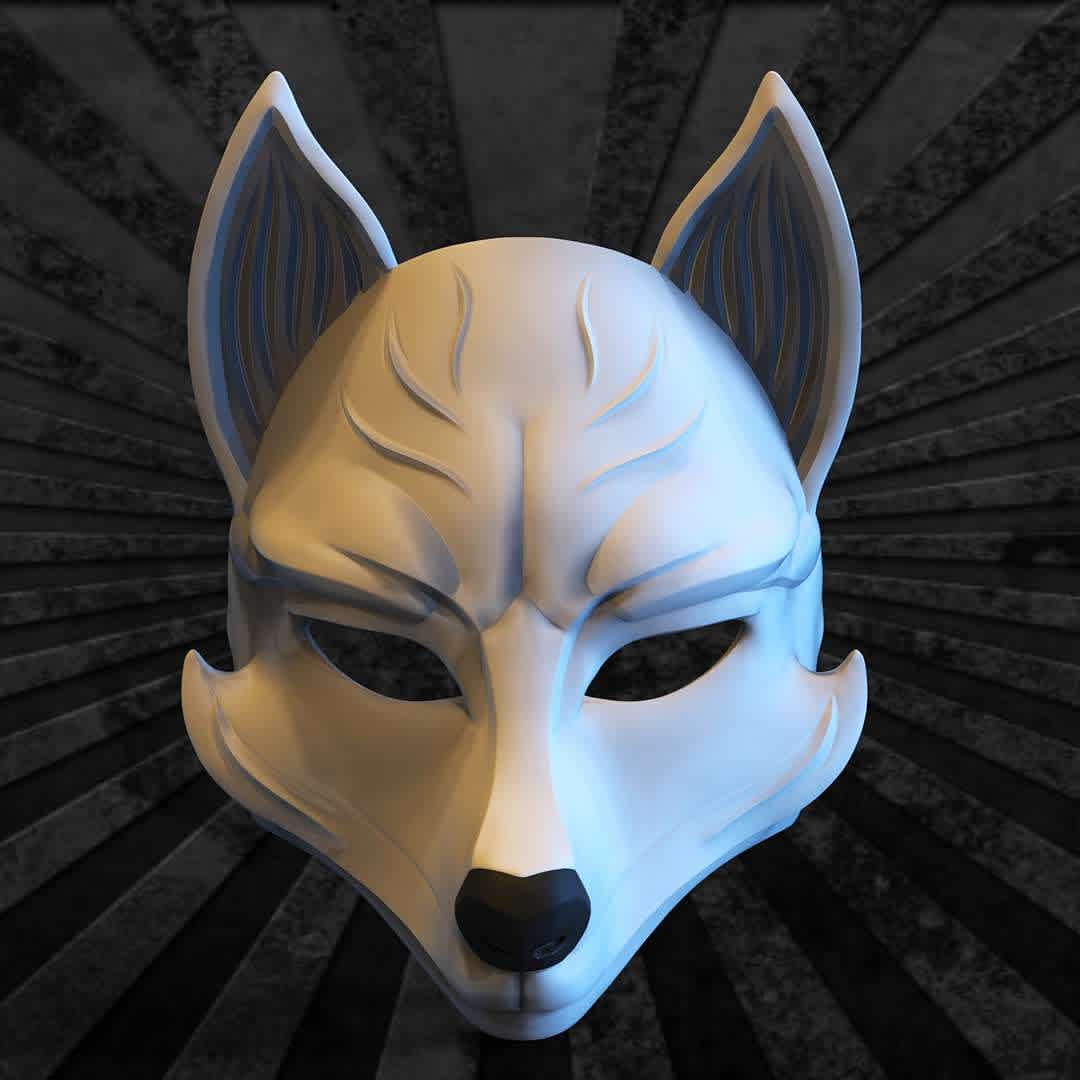 Kitsune Mask Anime Mask 3D print model - This is a 3D STL file for CNC machine, that is compatible with Aspire, Artcam, and also other platforms that support the STL format(Blender, Zbrush, Maya, etc...) File for print it personally on a 3d printer. The size of this design is adjustable to your needs. After Payment You will get directly the link to Download .This design was made by the Maskitto team. All the rights belong to the creators, therefore, it is forbidden to resell nor share this design as a digital file. However, you are allowed to sell the product that you carve in wood or other material on your CNC from our file Feel free to contact for every issue or information.The Mask is sized for a standard adult's head. There are two versions of the mask - with and without stripes. Print size mask: length - 188 mm/ width - 188 mm/ height - 202 mm. Recommended settings for printing:Print with at least 15-20% infill,Layer Height 0.1 - 0.16 mm - Los mejores archivos para impresión 3D del mundo. Modelos Stl divididos en partes para facilitar la impresión 3D. Todo tipo de personajes, decoración, cosplay, prótesis, piezas. Calidad en impresión 3D. Modelos 3D asequibles. Bajo costo. Compras colectivas de archivos 3D.