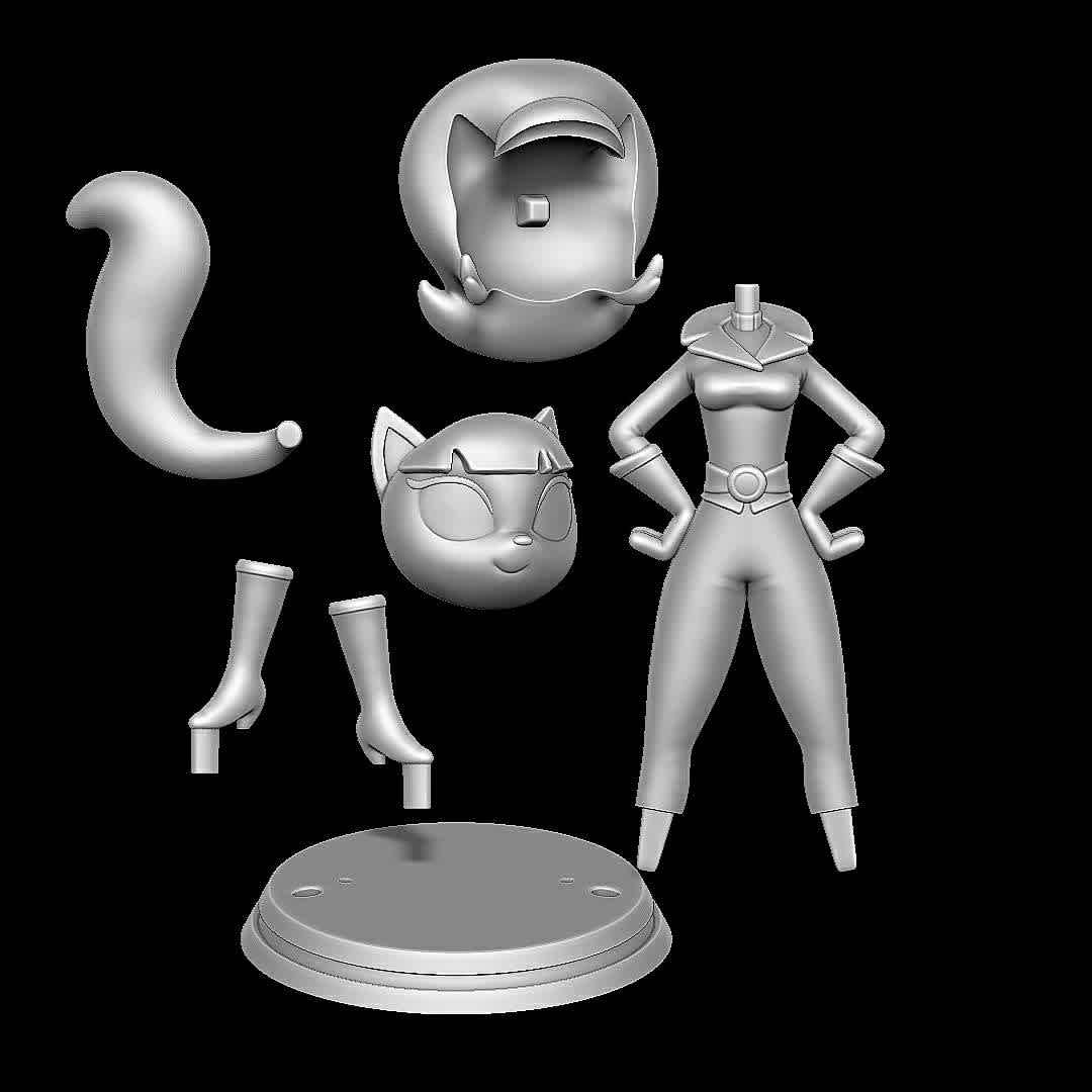 Kitty Katswell - TUFF Puppy  - Character from the cartoon T.U.F.F. Puppy
 - The best files for 3D printing in the world. Stl models divided into parts to facilitate 3D printing. All kinds of characters, decoration, cosplay, prosthetics, pieces. Quality in 3D printing. Affordable 3D models. Low cost. Collective purchases of 3D files.