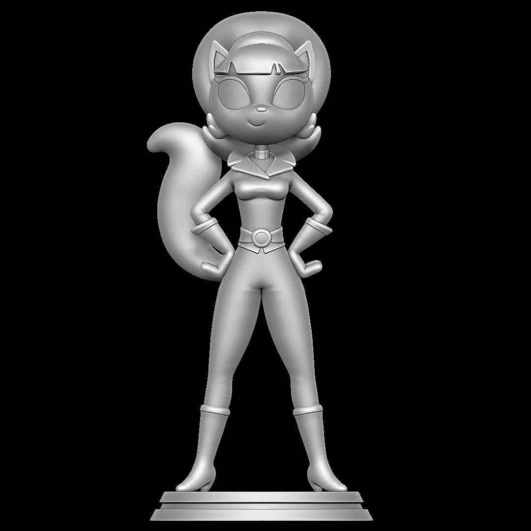 Kitty Katswell - TUFF Puppy  - Character from the cartoon T.U.F.F. Puppy
 - The best files for 3D printing in the world. Stl models divided into parts to facilitate 3D printing. All kinds of characters, decoration, cosplay, prosthetics, pieces. Quality in 3D printing. Affordable 3D models. Low cost. Collective purchases of 3D files.