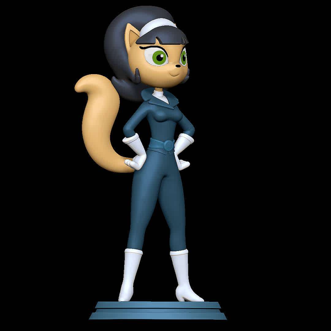 Kitty Katswell - TUFF Puppy  - Character from the cartoon T.U.F.F. Puppy
 - The best files for 3D printing in the world. Stl models divided into parts to facilitate 3D printing. All kinds of characters, decoration, cosplay, prosthetics, pieces. Quality in 3D printing. Affordable 3D models. Low cost. Collective purchases of 3D files.