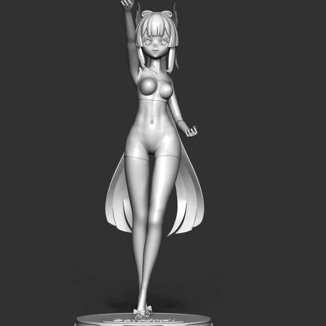 Kokomi - Genshin Impact - Sangonomiya Kokomi is a playable Hydro character in Genshin Impact.

These information of this model:

 - Files format: STL, OBJ (included 04 separated files is ready for 3D printing). 
 - Zbrush original file (ZTL) for you to customize as you like.
 - The height is 20 cm
 - The version 1.0. 

The model ready for 3D printing.
Hope you like her.
Don't hesitate to contact me if there are any problems during printing the model - The best files for 3D printing in the world. Stl models divided into parts to facilitate 3D printing. All kinds of characters, decoration, cosplay, prosthetics, pieces. Quality in 3D printing. Affordable 3D models. Low cost. Collective purchases of 3D files.