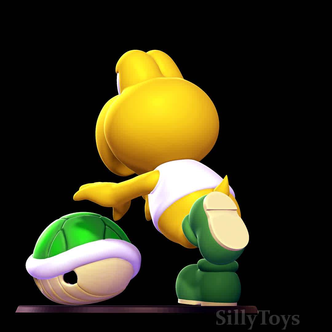 Koopa Troopa - Mario - Poor Koopa ☹️ - The best files for 3D printing in the world. Stl models divided into parts to facilitate 3D printing. All kinds of characters, decoration, cosplay, prosthetics, pieces. Quality in 3D printing. Affordable 3D models. Low cost. Collective purchases of 3D files.