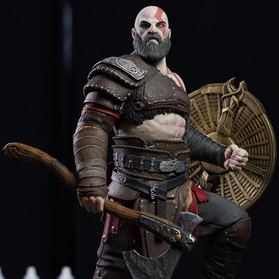 Kratos - Kratos 1:6 scale statue  ready to be printed! - The best files for 3D printing in the world. Stl models divided into parts to facilitate 3D printing. All kinds of characters, decoration, cosplay, prosthetics, pieces. Quality in 3D printing. Affordable 3D models. Low cost. Collective purchases of 3D files.