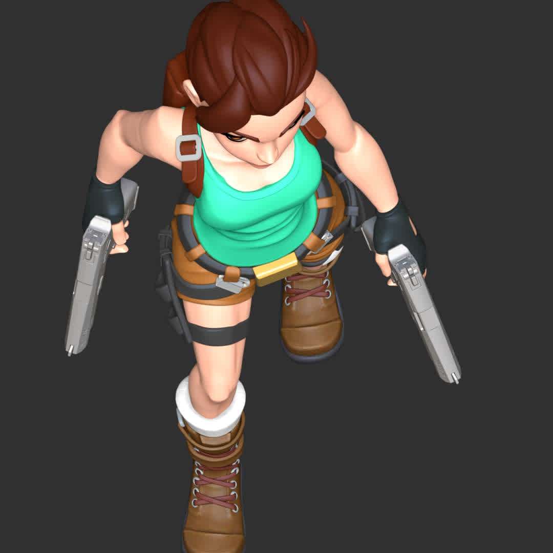 Lara Croft - Tomb Raider Reloaded - These information of model:

**- The height of current model is 20 cm and you can free to scale it.**

**- Format files: STL, OBJ to supporting 3D printing.**

Please don't hesitate to contact me if you have any issues question. - The best files for 3D printing in the world. Stl models divided into parts to facilitate 3D printing. All kinds of characters, decoration, cosplay, prosthetics, pieces. Quality in 3D printing. Affordable 3D models. Low cost. Collective purchases of 3D files.