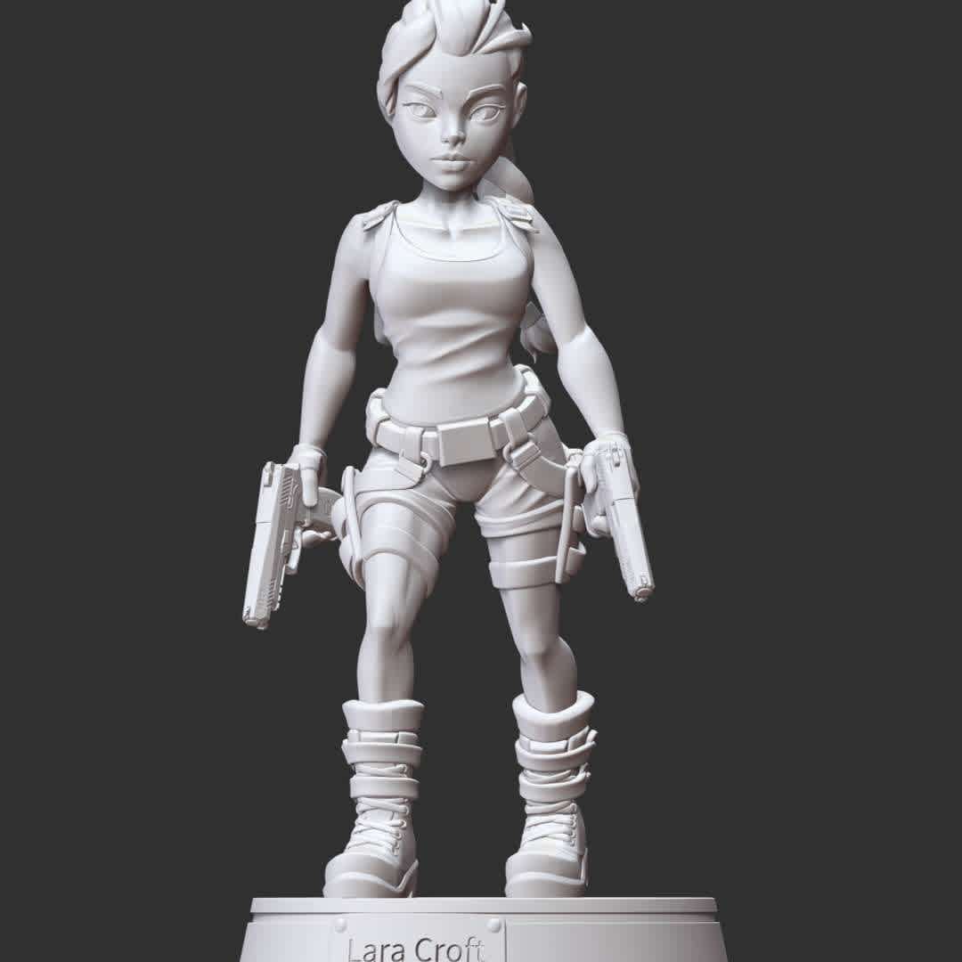 Lara Croft - Tomb Raider Reloaded - These information of model:

**- The height of current model is 20 cm and you can free to scale it.**

**- Format files: STL, OBJ to supporting 3D printing.**

Please don't hesitate to contact me if you have any issues question. - The best files for 3D printing in the world. Stl models divided into parts to facilitate 3D printing. All kinds of characters, decoration, cosplay, prosthetics, pieces. Quality in 3D printing. Affordable 3D models. Low cost. Collective purchases of 3D files.