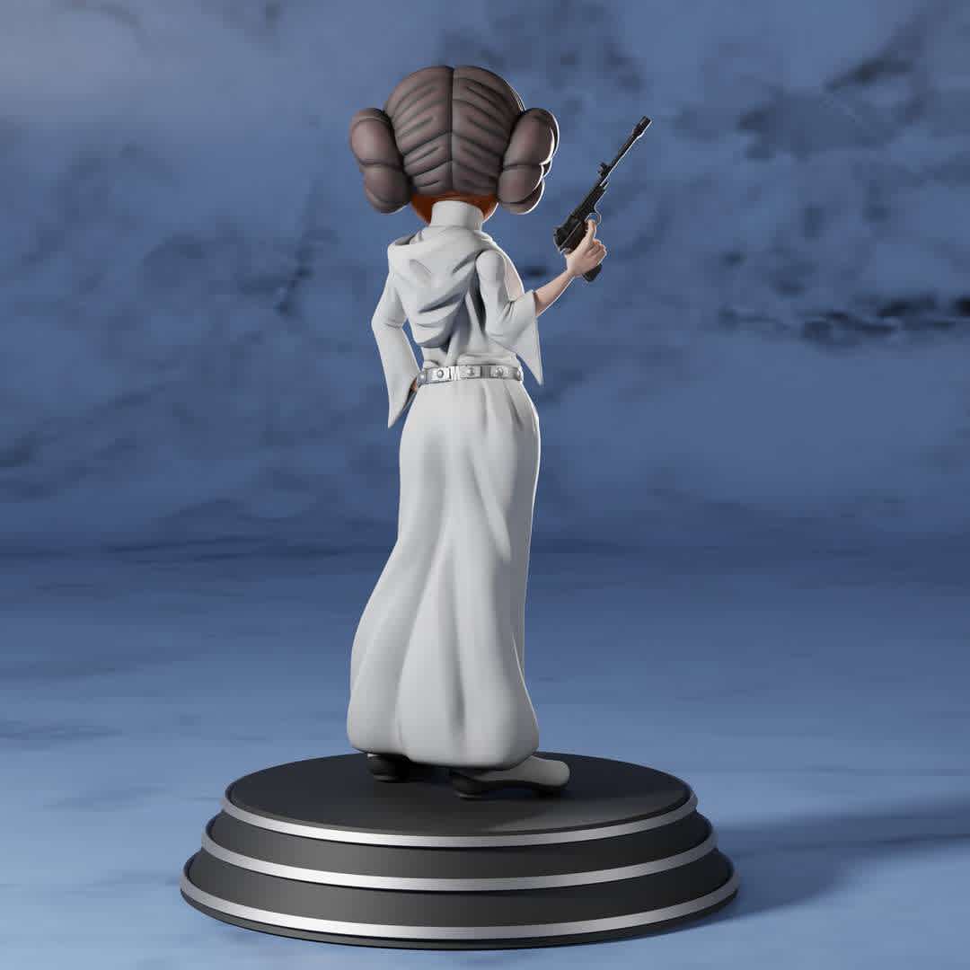 Leia Organa - Fanart figure of Leia Organa

150mm figure with every part already with cuts.

Contains:

- Head

- Upper body

- Left arm

- Right arm

- Lower body

- Base

- Tag of Rebel Alliance - The best files for 3D printing in the world. Stl models divided into parts to facilitate 3D printing. All kinds of characters, decoration, cosplay, prosthetics, pieces. Quality in 3D printing. Affordable 3D models. Low cost. Collective purchases of 3D files.