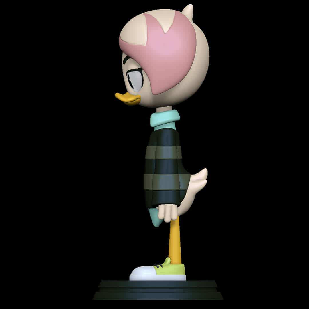 Lena Sabrewing - DuckTales - Character from DuckTales
 - The best files for 3D printing in the world. Stl models divided into parts to facilitate 3D printing. All kinds of characters, decoration, cosplay, prosthetics, pieces. Quality in 3D printing. Affordable 3D models. Low cost. Collective purchases of 3D files.