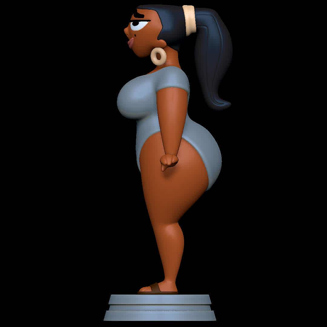 LeShawna Swimsuit - Total Drama - Character from Total Drama
 - The best files for 3D printing in the world. Stl models divided into parts to facilitate 3D printing. All kinds of characters, decoration, cosplay, prosthetics, pieces. Quality in 3D printing. Affordable 3D models. Low cost. Collective purchases of 3D files.