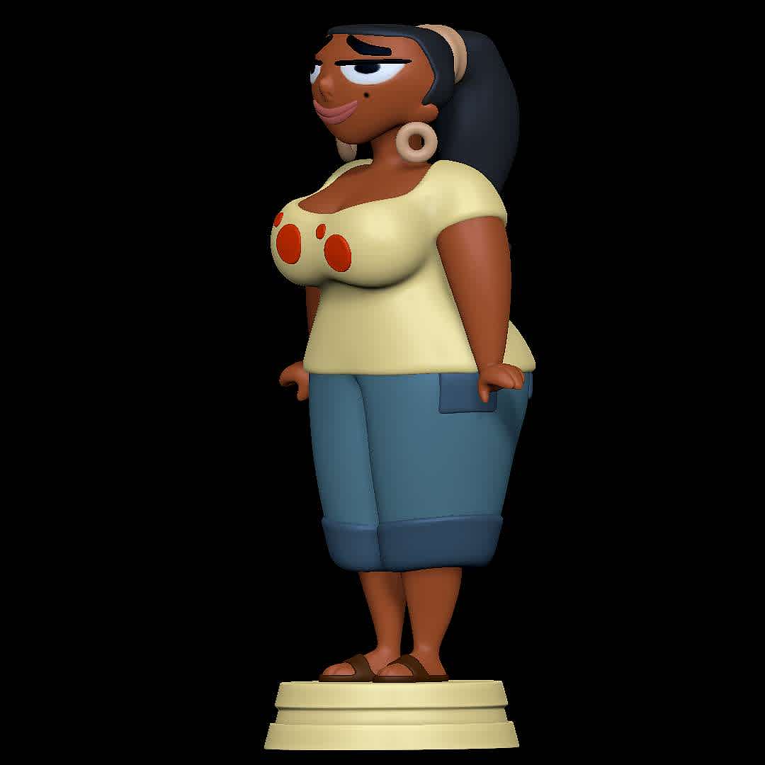 LeShawna - Total Drama - Character from Total Drama
 - The best files for 3D printing in the world. Stl models divided into parts to facilitate 3D printing. All kinds of characters, decoration, cosplay, prosthetics, pieces. Quality in 3D printing. Affordable 3D models. Low cost. Collective purchases of 3D files.