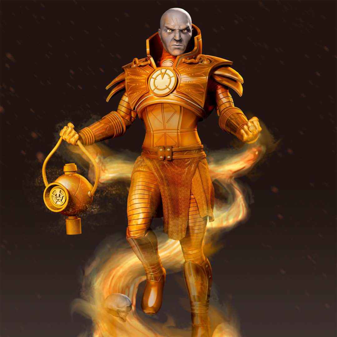 Lex Luthor as Orange Lantern - Lex Luthor as Orange Lantern. Personal collectible developed based on the comics. - The best files for 3D printing in the world. Stl models divided into parts to facilitate 3D printing. All kinds of characters, decoration, cosplay, prosthetics, pieces. Quality in 3D printing. Affordable 3D models. Low cost. Collective purchases of 3D files.