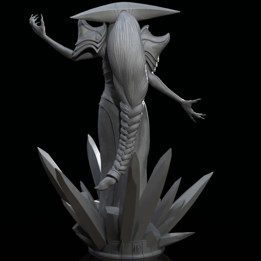 Lissandra - Hello guys this is my statue for collectibles inspired by the character Lissandra of League of Legends, I hope you like

if you have any problems with the model you can send me a message and I will try to fix it :) - Os melhores arquivos para impressão 3D do mundo. Modelos stl divididos em partes para facilitar a impressão 3D. Todos os tipos de personagens, decoração, cosplay, próteses, peças. Qualidade na impressão 3D. Modelos 3D com preço acessível. Baixo custo. Compras coletivas de arquivos 3D.