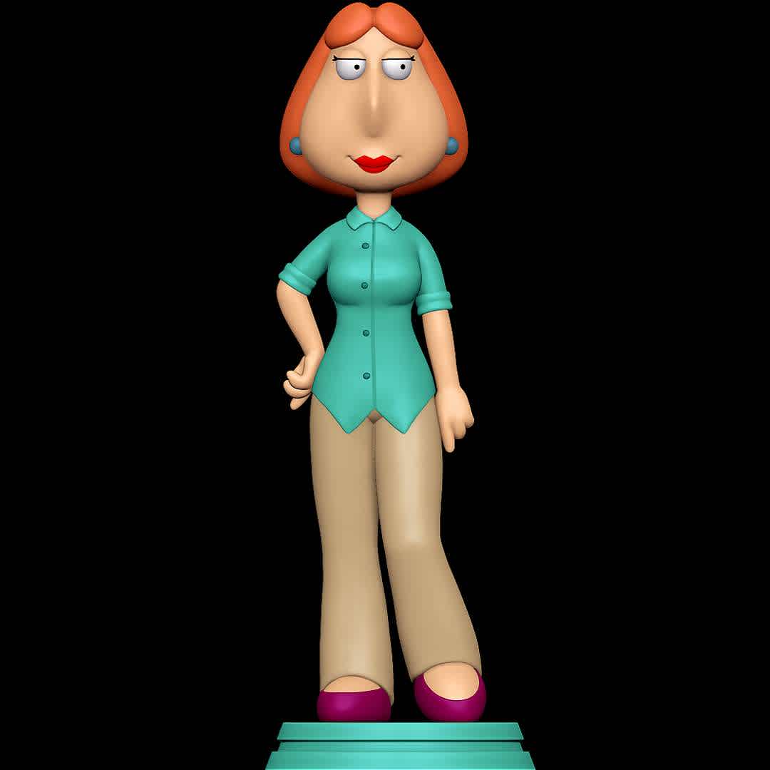 Lois Griffin - Family Guy - Good old Lois. - The best files for 3D printing in the world. Stl models divided into parts to facilitate 3D printing. All kinds of characters, decoration, cosplay, prosthetics, pieces. Quality in 3D printing. Affordable 3D models. Low cost. Collective purchases of 3D files.