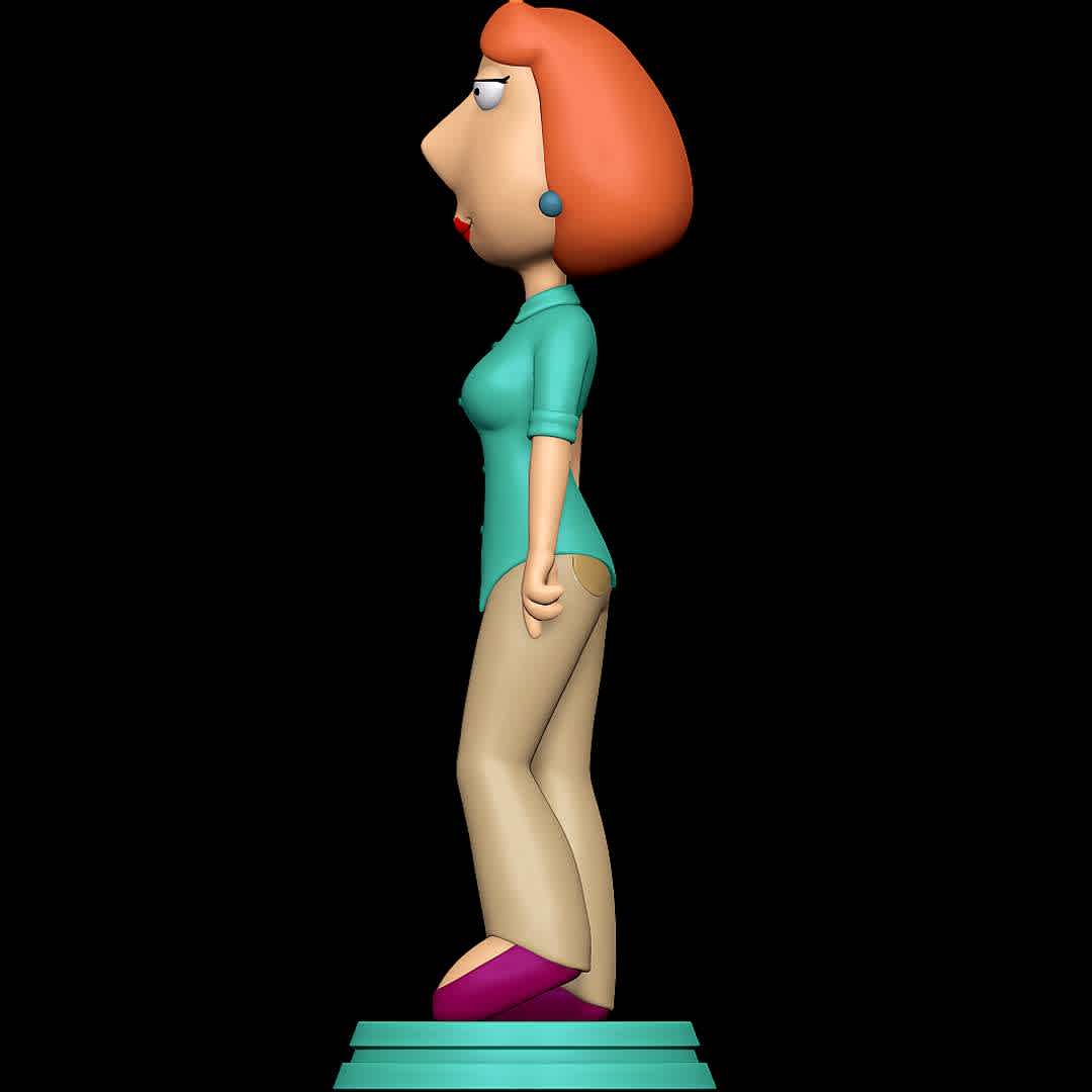 Lois Griffin - Family Guy - Good old Lois. - The best files for 3D printing in the world. Stl models divided into parts to facilitate 3D printing. All kinds of characters, decoration, cosplay, prosthetics, pieces. Quality in 3D printing. Affordable 3D models. Low cost. Collective purchases of 3D files.