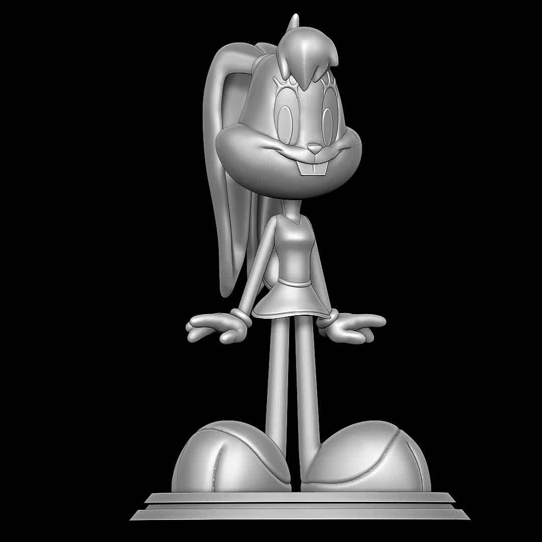 Lola Bunny - The Looney Tunes Show - Lola Bunny from The Looney Tunes Show - The best files for 3D printing in the world. Stl models divided into parts to facilitate 3D printing. All kinds of characters, decoration, cosplay, prosthetics, pieces. Quality in 3D printing. Affordable 3D models. Low cost. Collective purchases of 3D files.