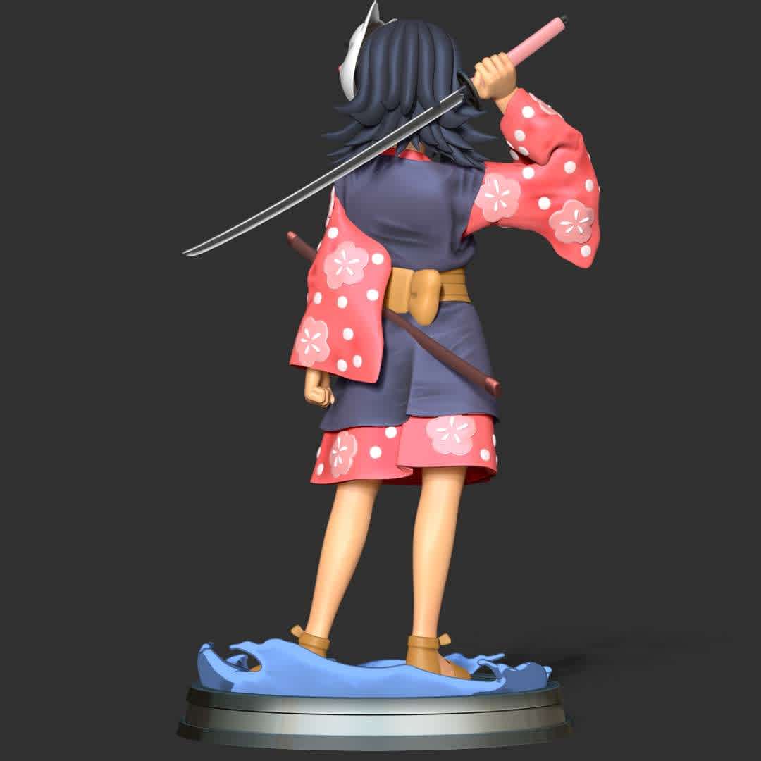 Makomo - Demon Slayer Fanart - Makomo is one of the playable characters in Demon Slayer.

Basic parameters:

- STL, OBJ format for 3D printing with 08 discrete objects
- ZTL format for Zbrush (version 2019.1.2 or later)
- Model height: 20cm
- Version 1.0 - Polygons: 2106807 & Vertices: 1306809
Model ready for 3D printing.

Please vote positively for me if you find this model useful. - The best files for 3D printing in the world. Stl models divided into parts to facilitate 3D printing. All kinds of characters, decoration, cosplay, prosthetics, pieces. Quality in 3D printing. Affordable 3D models. Low cost. Collective purchases of 3D files.