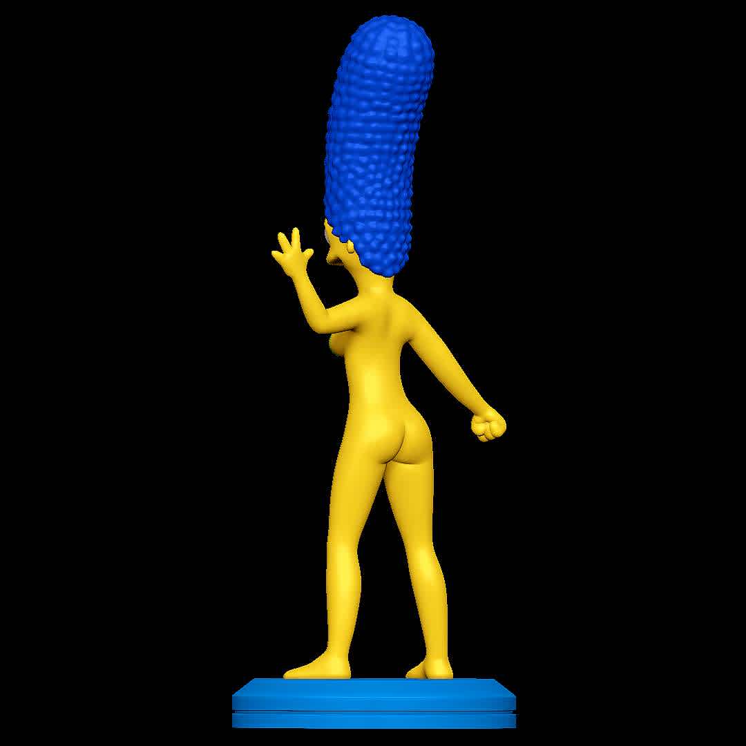 Marge Simpson Naked - Based on the episode "Natural Born Kissers"
 - The best files for 3D printing in the world. Stl models divided into parts to facilitate 3D printing. All kinds of characters, decoration, cosplay, prosthetics, pieces. Quality in 3D printing. Affordable 3D models. Low cost. Collective purchases of 3D files.