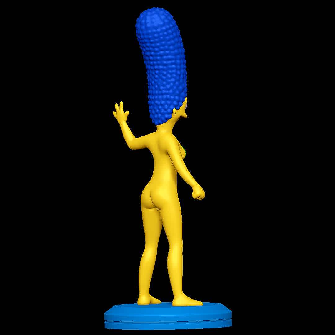 Marge Simpson Naked - Based on the episode "Natural Born Kissers"
 - The best files for 3D printing in the world. Stl models divided into parts to facilitate 3D printing. All kinds of characters, decoration, cosplay, prosthetics, pieces. Quality in 3D printing. Affordable 3D models. Low cost. Collective purchases of 3D files.