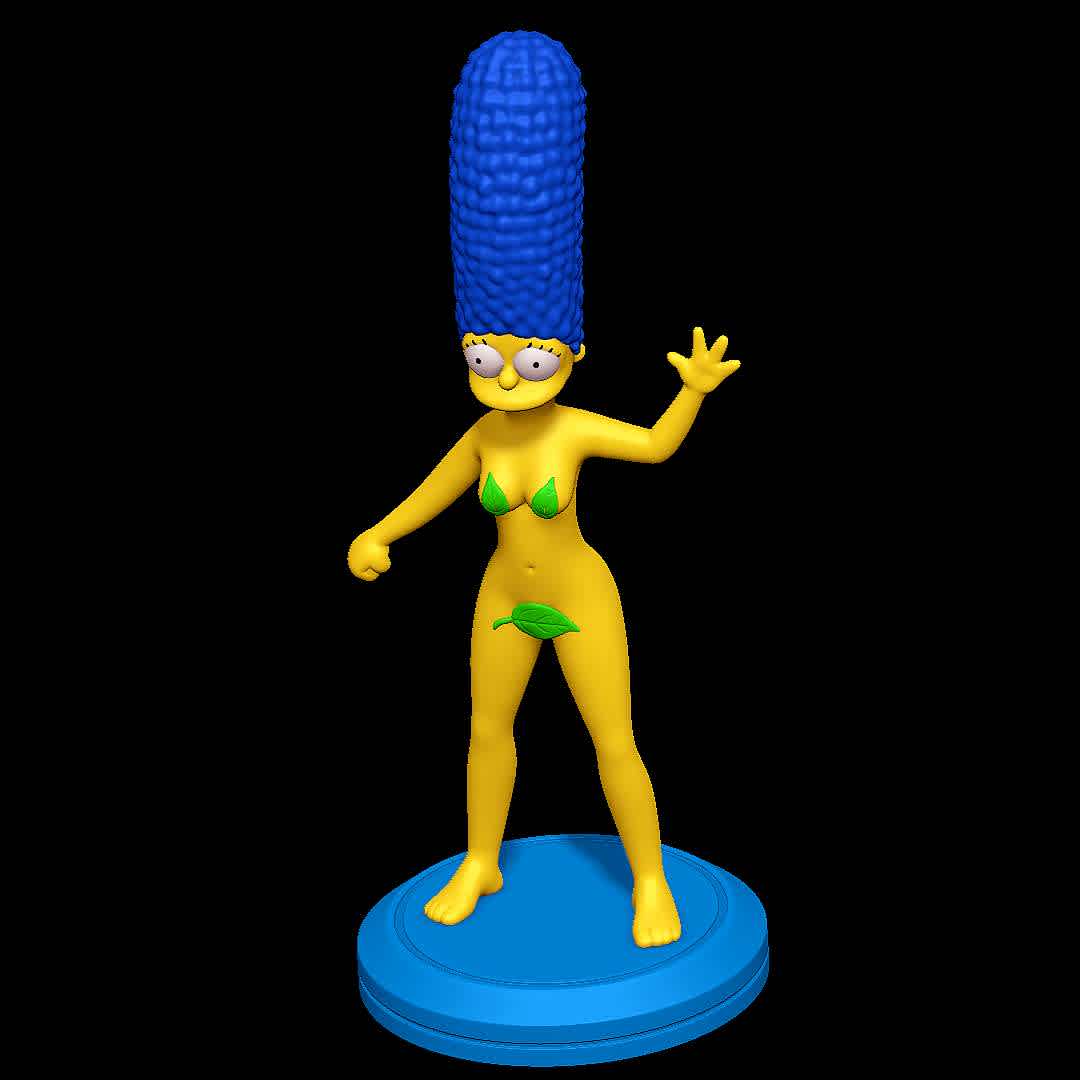 Marge Simpson Naked - Based on the episode "Natural Born Kissers"
 - The best files for 3D printing in the world. Stl models divided into parts to facilitate 3D printing. All kinds of characters, decoration, cosplay, prosthetics, pieces. Quality in 3D printing. Affordable 3D models. Low cost. Collective purchases of 3D files.