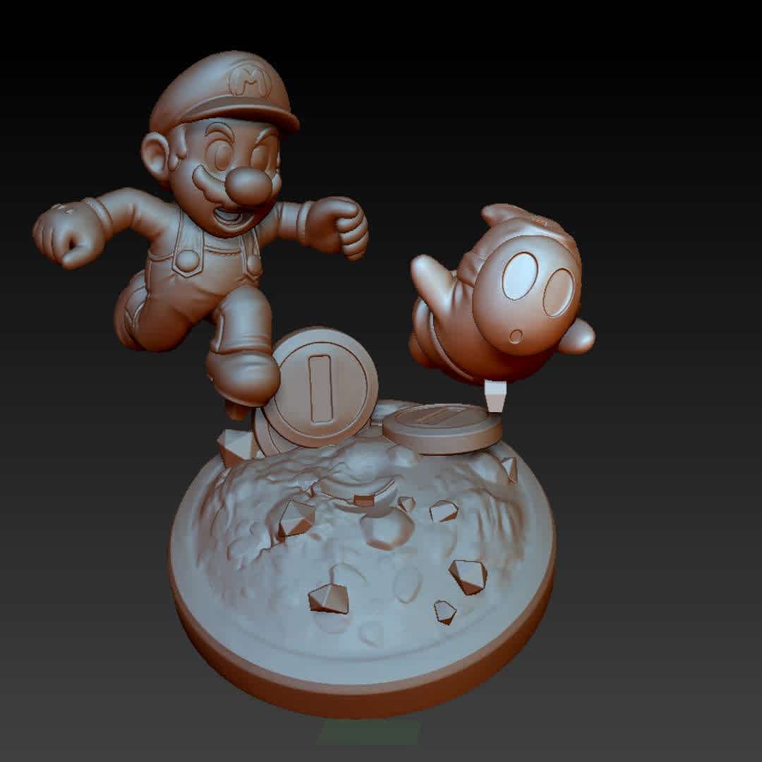 MARIO HITTING SHY GUY - SUPER MARIO FAN ART FIGURE - When you purchase this model, you will own:

1 STL file full figure.

3 STL file with seperate parts can connect to each other

Hope you like it. Thanks for viewing! - The best files for 3D printing in the world. Stl models divided into parts to facilitate 3D printing. All kinds of characters, decoration, cosplay, prosthetics, pieces. Quality in 3D printing. Affordable 3D models. Low cost. Collective purchases of 3D files.