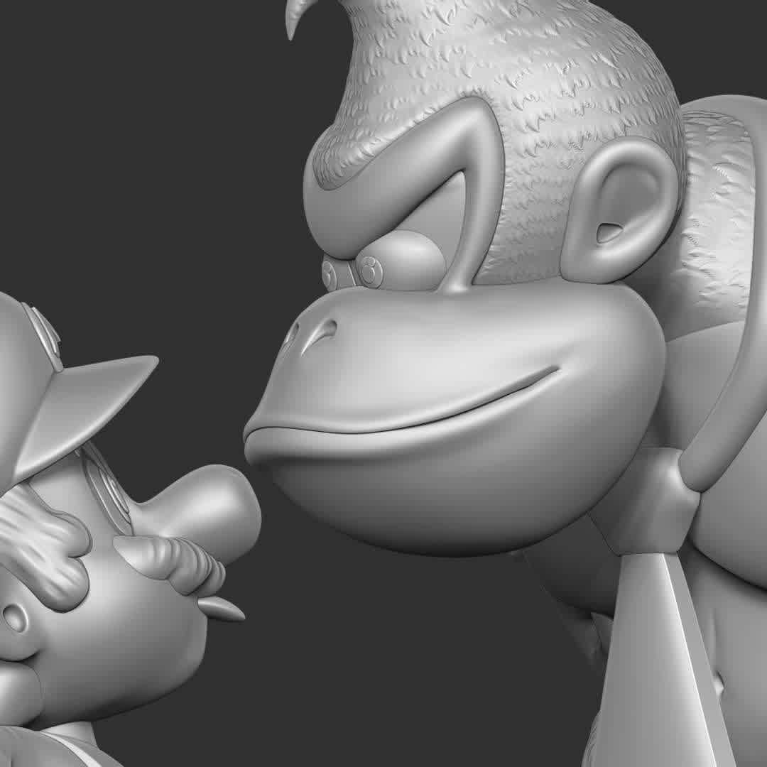 Mario vs Donkey Kong - "A remake of Mario vs. Donkey Kong was released on the Nintendo Switch on February 16, 2024. Have you tried playing this version yet?"

Basic parameters:

- STL format for 3D printing with 05 discrete objects
- Model height: 20 cm
- Version 1.0 - Polygons: 3046558 & Vertices: 1611033
Model ready for 3D printing.

Please vote positively for me if you find this model useful. - The best files for 3D printing in the world. Stl models divided into parts to facilitate 3D printing. All kinds of characters, decoration, cosplay, prosthetics, pieces. Quality in 3D printing. Affordable 3D models. Low cost. Collective purchases of 3D files.