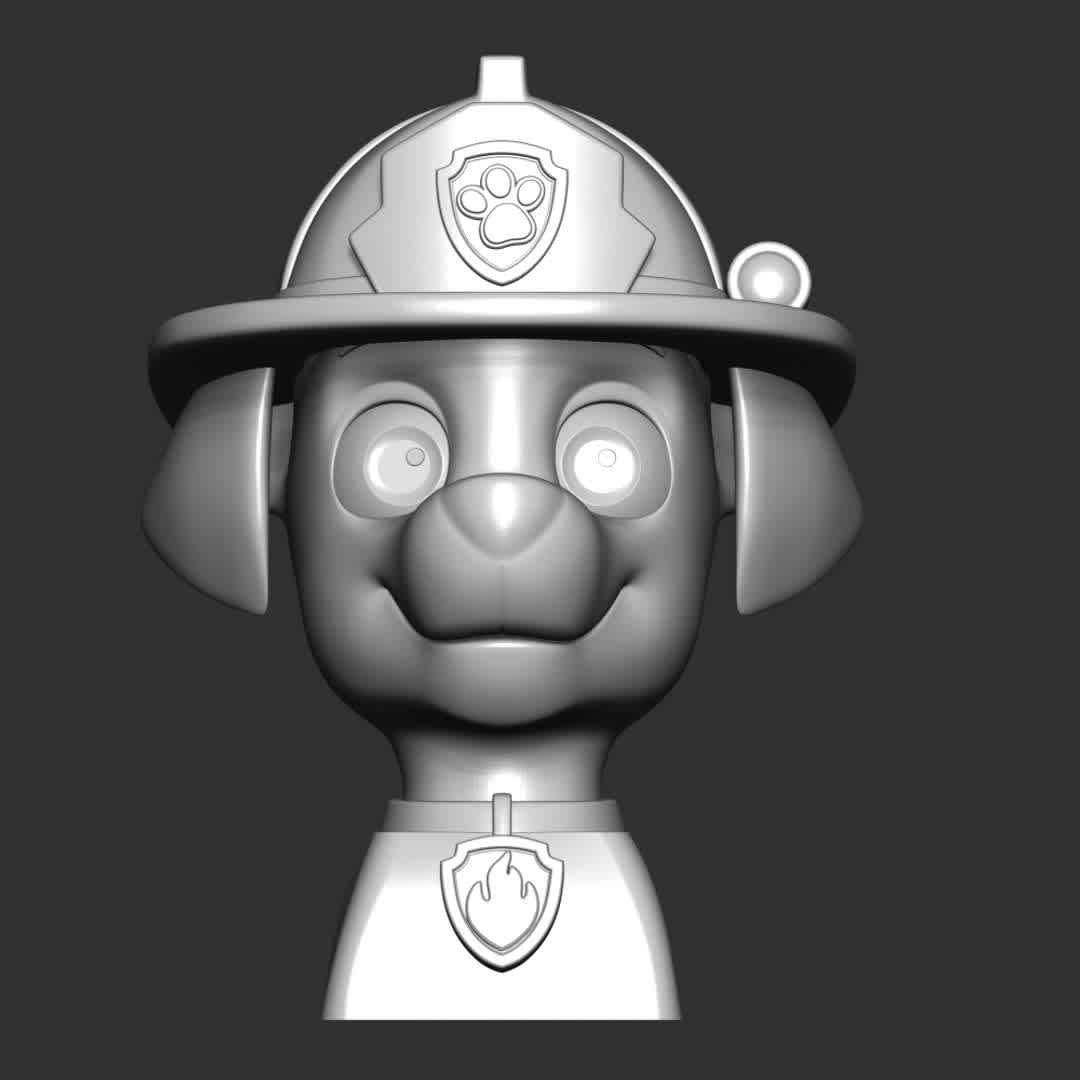 Marshall Rubble Keycap - Paw Patrol - The Marshall & Rubble for keycaps

**- Format files: STL, OBJ to supporting 3D printing.**

Please don't hesitate to contact me if you have any issues question. - The best files for 3D printing in the world. Stl models divided into parts to facilitate 3D printing. All kinds of characters, decoration, cosplay, prosthetics, pieces. Quality in 3D printing. Affordable 3D models. Low cost. Collective purchases of 3D files.