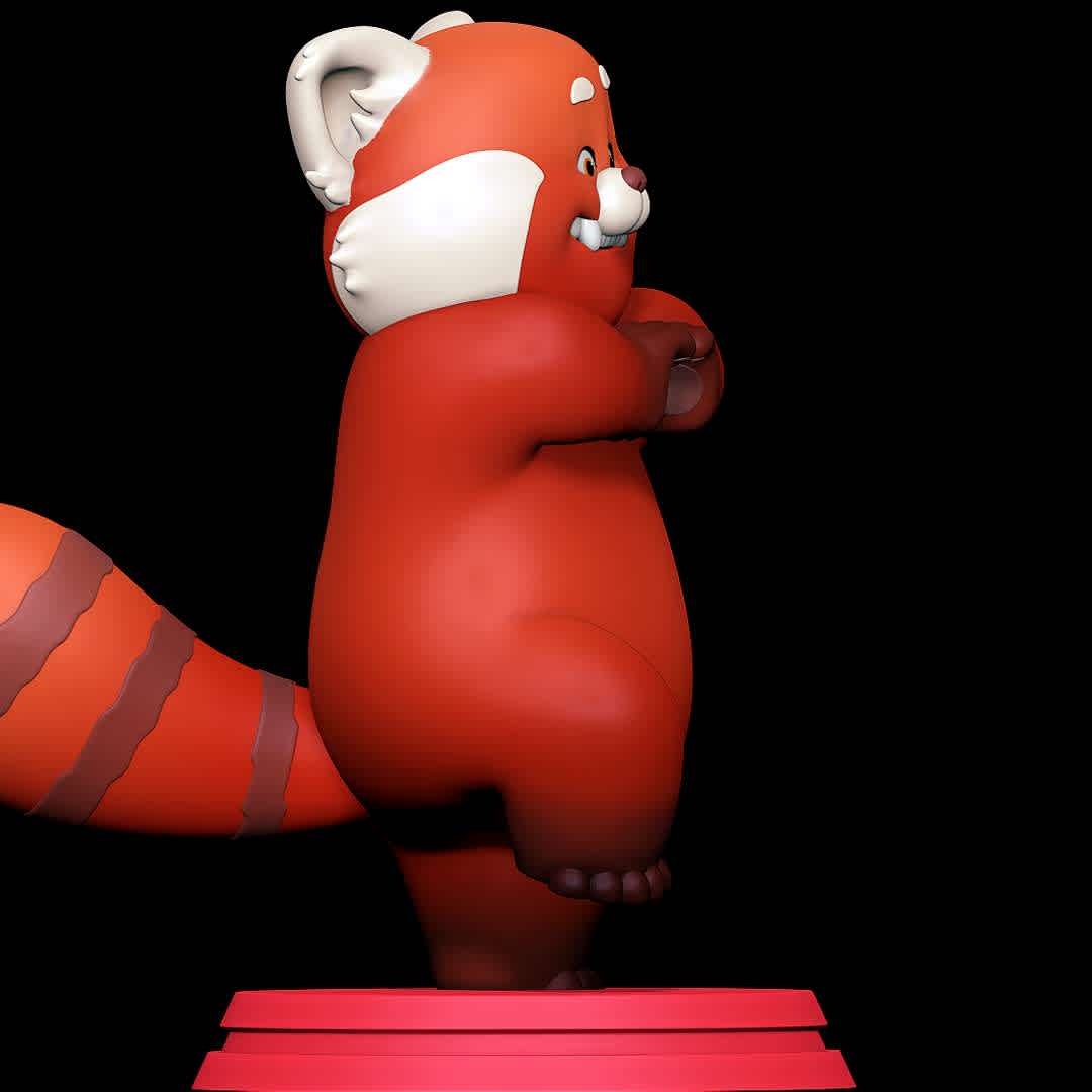 Meilin Lee Panda - Turning Red - Giant Red Panda. daughter of master shifu. - Los mejores archivos para impresión 3D del mundo. Modelos Stl divididos en partes para facilitar la impresión 3D. Todo tipo de personajes, decoración, cosplay, prótesis, piezas. Calidad en impresión 3D. Modelos 3D asequibles. Bajo costo. Compras colectivas de archivos 3D.