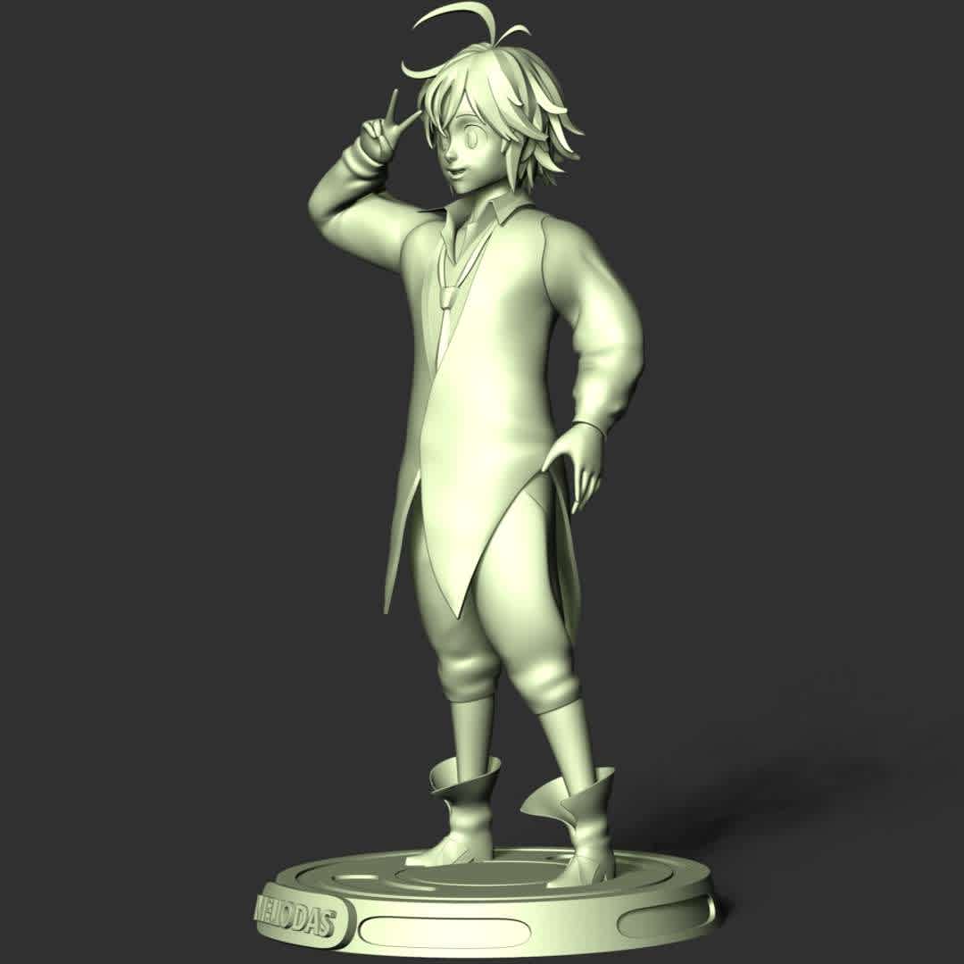 Meliodas - The Seven Deadly Sins - This model has a height of 18 cm.

When you purchase this model, you will own:

 - STL, OBJ file with 05 separated files (included key to connect parts) is ready for 3D printing.
 - Zbrush original files (ZTL) for you to customize as you like.

This is version 1.0 of this model.

Thanks for viewing! Hope you like him.  - The best files for 3D printing in the world. Stl models divided into parts to facilitate 3D printing. All kinds of characters, decoration, cosplay, prosthetics, pieces. Quality in 3D printing. Affordable 3D models. Low cost. Collective purchases of 3D files.