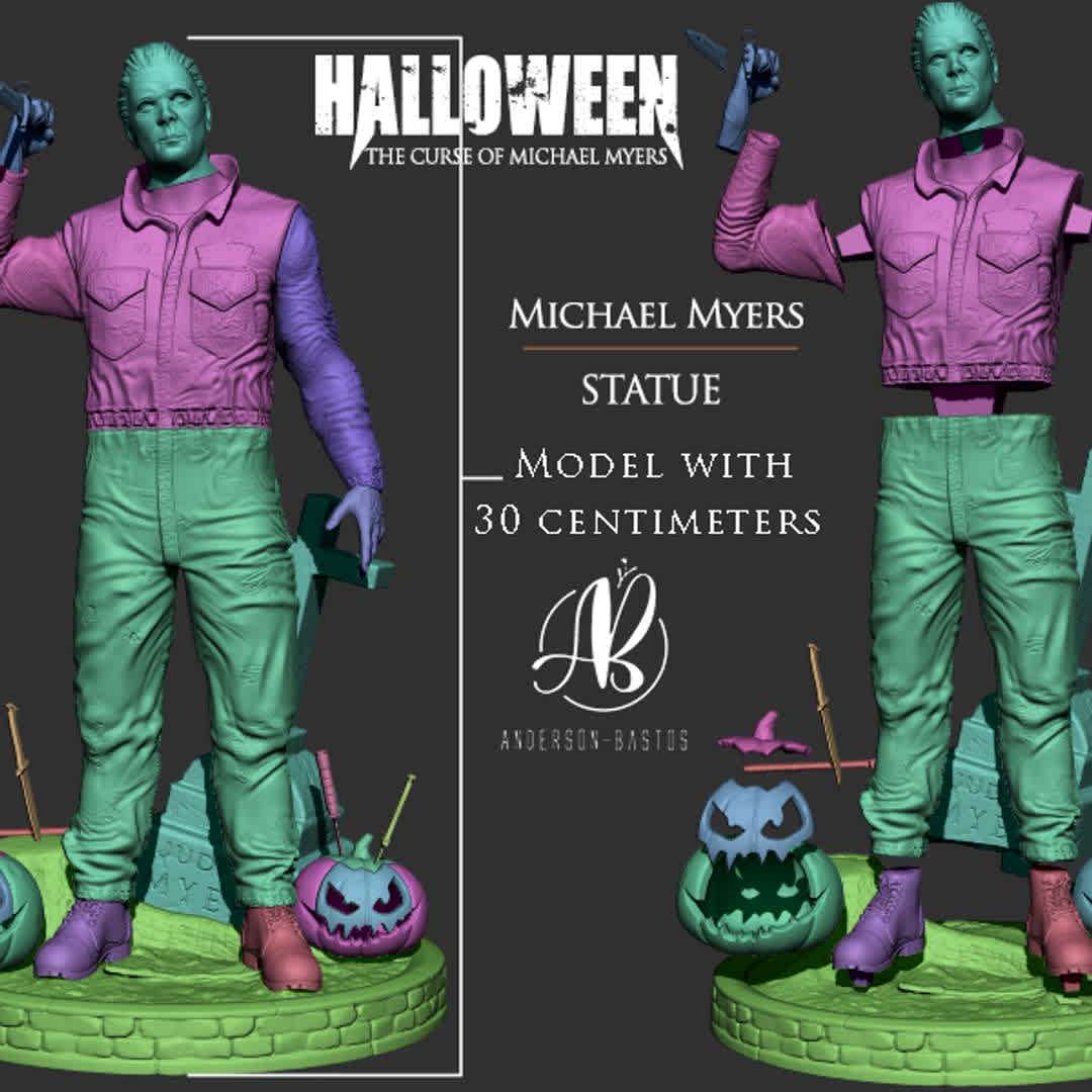 Michael Myers - Michael Myers (Halloween)

This STL and the resulting printout are for the purchaser's personal use only, and you are not permitted to modify, share or resell my work (Digital or Physical). Please support the artist and his works. - The best files for 3D printing in the world. Stl models divided into parts to facilitate 3D printing. All kinds of characters, decoration, cosplay, prosthetics, pieces. Quality in 3D printing. Affordable 3D models. Low cost. Collective purchases of 3D files.