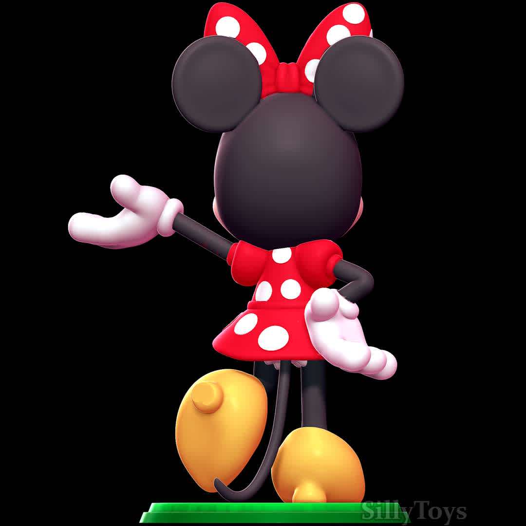 Minnie Mouse - Classic character
 - The best files for 3D printing in the world. Stl models divided into parts to facilitate 3D printing. All kinds of characters, decoration, cosplay, prosthetics, pieces. Quality in 3D printing. Affordable 3D models. Low cost. Collective purchases of 3D files.