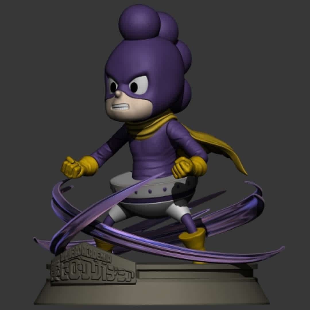 Minoru Mineta - My Hero Academia - Mineta is a short young man with a very different face from the other characters in the work. Her biggest highlight is her famous hair composed of purple polka dots that resemble a bunch of grapes. Another highlight is his eyes that have only the cornea and pupils.

This character was made entirely in Zbrush, it's pinned, cut out and ready to print, it's 1/6th scale. - The best files for 3D printing in the world. Stl models divided into parts to facilitate 3D printing. All kinds of characters, decoration, cosplay, prosthetics, pieces. Quality in 3D printing. Affordable 3D models. Low cost. Collective purchases of 3D files.