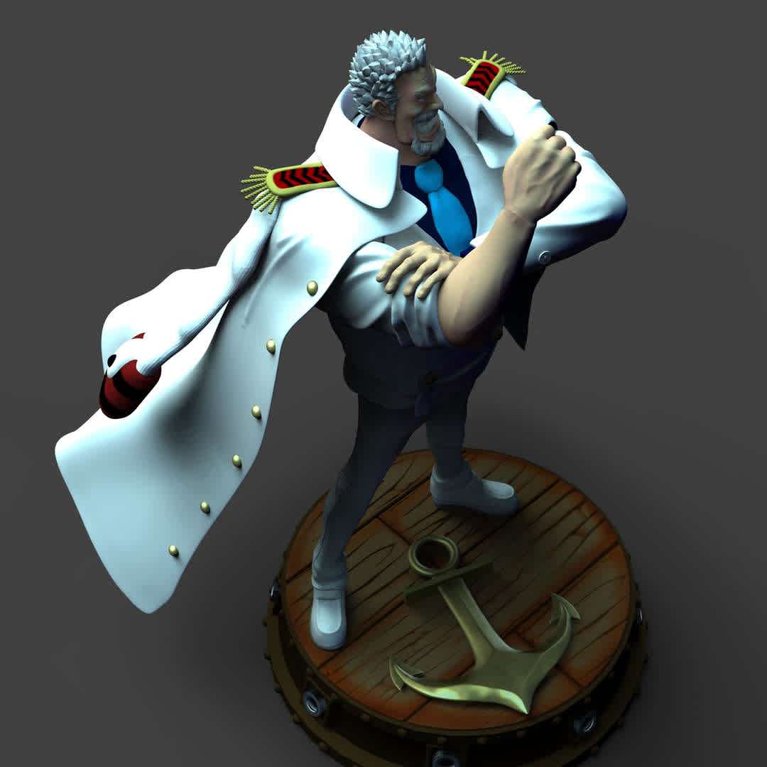 Monkey D. Garp Statue - The Vice-Admiral, Hero of Marine and Luffys Grandfather. This is the Monkey D. Garp

**When you purchase this model, you will own:

STL files with 8 parts are ready for 3D printing. Thank you for watching and supporting buying. - Los mejores archivos para impresión 3D del mundo. Modelos Stl divididos en partes para facilitar la impresión 3D. Todo tipo de personajes, decoración, cosplay, prótesis, piezas. Calidad en impresión 3D. Modelos 3D asequibles. Bajo costo. Compras colectivas de archivos 3D.