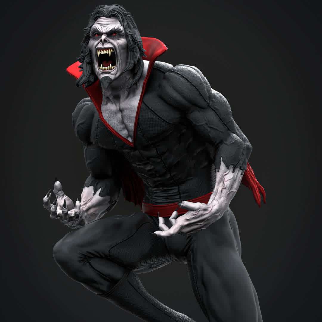 Morbius - 🇺🇸 Hello everyone!
This statue was made as a fanart of the character Morbius.
The piece is with all the cuts and set in 1/6 scale, but it works well in 1/4 scale just change the sizeup in zbrush before printing. It contains 2 heads for you to customize as you like.
Hope you like it and thanks!

🇧🇷 Olá a todos!
Esta estátua foi feita como fanart do personagem Morbius.
A peça está com todos os cortes e setada na escala 1/6, mas funciona bem em 1/4 basta mudar o sizeup no zbrush antes de colocar para impressão. Contém 2 cabeças para você personalizar conforme a sua preferencia.
Espero que você goste e obrigado! - The best files for 3D printing in the world. Stl models divided into parts to facilitate 3D printing. All kinds of characters, decoration, cosplay, prosthetics, pieces. Quality in 3D printing. Affordable 3D models. Low cost. Collective purchases of 3D files.