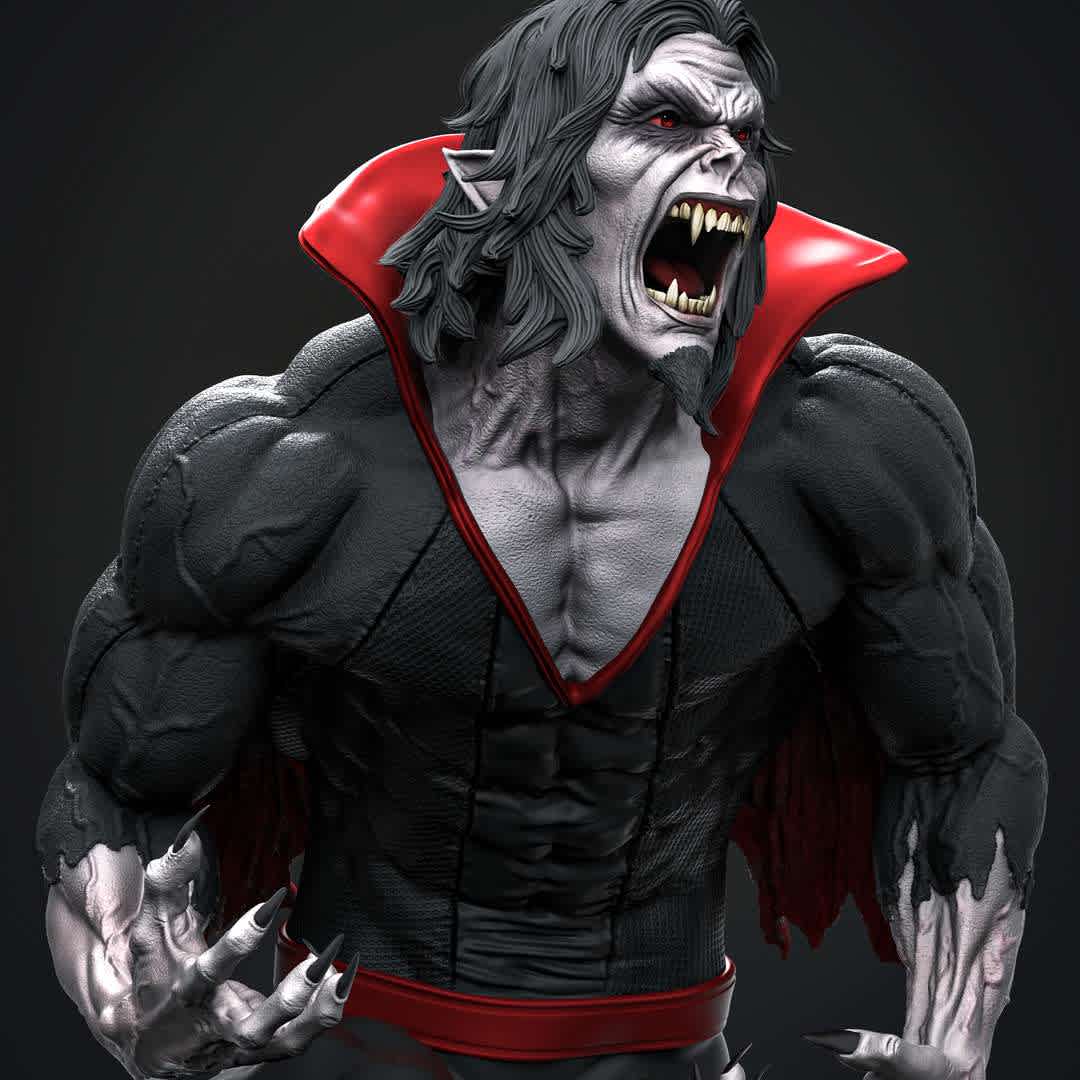 Morbius - 🇺🇸 Hello everyone!
This statue was made as a fanart of the character Morbius.
The piece is with all the cuts and set in 1/6 scale, but it works well in 1/4 scale just change the sizeup in zbrush before printing. It contains 2 heads for you to customize as you like.
Hope you like it and thanks!

🇧🇷 Olá a todos!
Esta estátua foi feita como fanart do personagem Morbius.
A peça está com todos os cortes e setada na escala 1/6, mas funciona bem em 1/4 basta mudar o sizeup no zbrush antes de colocar para impressão. Contém 2 cabeças para você personalizar conforme a sua preferencia.
Espero que você goste e obrigado! - The best files for 3D printing in the world. Stl models divided into parts to facilitate 3D printing. All kinds of characters, decoration, cosplay, prosthetics, pieces. Quality in 3D printing. Affordable 3D models. Low cost. Collective purchases of 3D files.