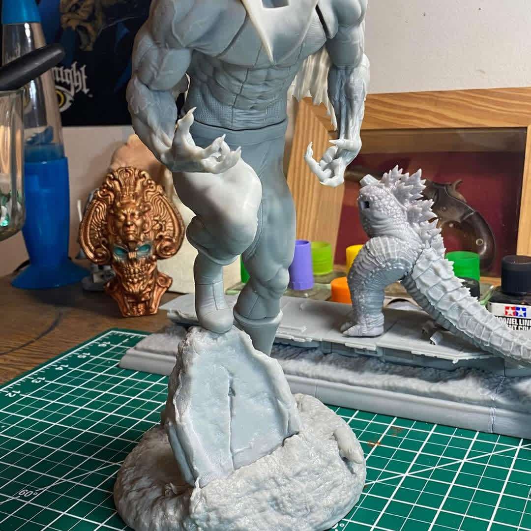 Morbius - 🇺🇸 Hello everyone!
This statue was made as a fanart of the character Morbius.
The piece is with all the cuts and set in 1/6 scale, but it works well in 1/4 scale just change the sizeup in zbrush before printing. It contains 2 heads for you to customize as you like.
Hope you like it and thanks!

🇧🇷 Olá a todos!
Esta estátua foi feita como fanart do personagem Morbius.
A peça está com todos os cortes e setada na escala 1/6, mas funciona bem em 1/4 basta mudar o sizeup no zbrush antes de colocar para impressão. Contém 2 cabeças para você personalizar conforme a sua preferencia.
Espero que você goste e obrigado! - The best files for 3D printing in the world. Stl models divided into parts to facilitate 3D printing. All kinds of characters, decoration, cosplay, prosthetics, pieces. Quality in 3D printing. Affordable 3D models. Low cost. Collective purchases of 3D files.