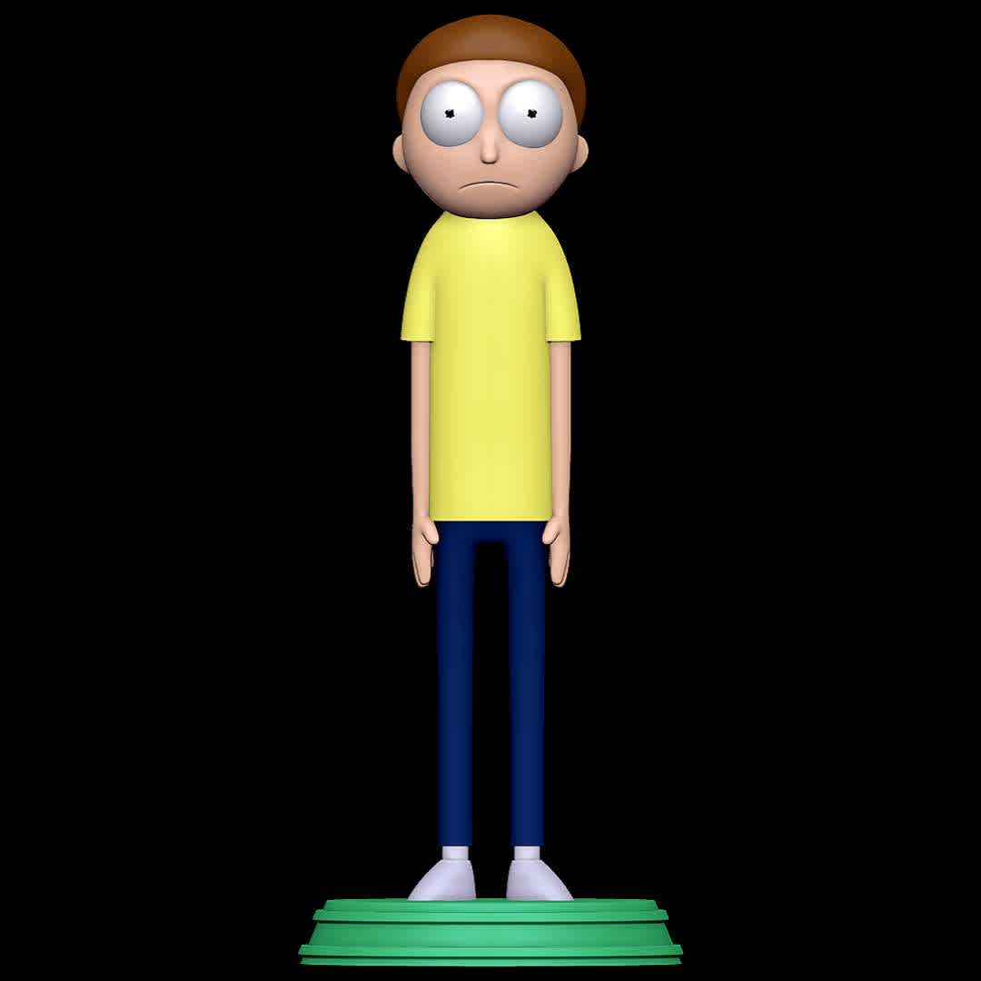 Morty Smith - Rick and Morty - He cool - The best files for 3D printing in the world. Stl models divided into parts to facilitate 3D printing. All kinds of characters, decoration, cosplay, prosthetics, pieces. Quality in 3D printing. Affordable 3D models. Low cost. Collective purchases of 3D files.