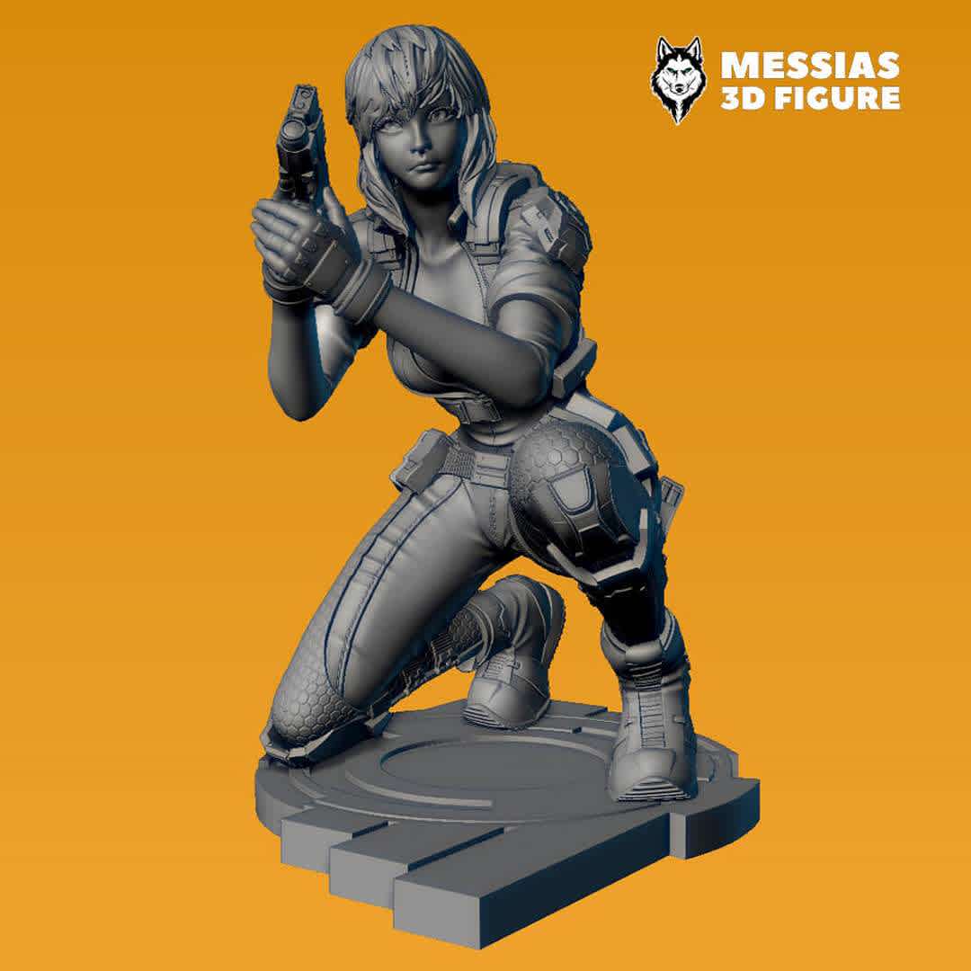 Motoko kusanagi Figure 3D Print Model - Unleash the Cybernetic Elegance: 3D-Printed Motoko Kusanagi from Ghost in the Shell Now Available! Immerse yourself in the futuristic world of Ghost in the Shell with our digital 3D print files featuring the iconic Motoko Kusanagi. Meticulously designed, these files allow you to bring the cybernetic elegance of Motoko to life through the marvel of 3D printing.

Embark on a creative odyssey as you customize size, color, and materials to match your unique style. Whether you're an anime enthusiast, a collector, or simply drawn to powerful female characters, this digital creation captures Motoko's essence with poise and strength.

Be among the exclusive few to own this extraordinary 3D-printed masterpiece, seamlessly blending technology with the captivating aesthetics of Motoko Kusanagi. Order now and add this dynamic figure to your collection, creating a futuristic centerpiece that embodies the essence of Ghost in the Shell. - Los mejores archivos para impresión 3D del mundo. Modelos Stl divididos en partes para facilitar la impresión 3D. Todo tipo de personajes, decoración, cosplay, prótesis, piezas. Calidad en impresión 3D. Modelos 3D asequibles. Bajo costo. Compras colectivas de archivos 3D.