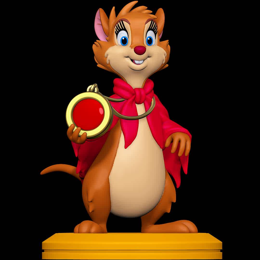 Mrs. Brisby - The Secret of NIMH - Shes very very brave. - The best files for 3D printing in the world. Stl models divided into parts to facilitate 3D printing. All kinds of characters, decoration, cosplay, prosthetics, pieces. Quality in 3D printing. Affordable 3D models. Low cost. Collective purchases of 3D files.